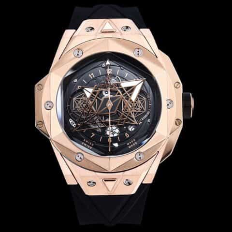 Hublot 宇舶 全新Big Bang Sang Bleu II 刺青7750全自动计时机芯腕表
