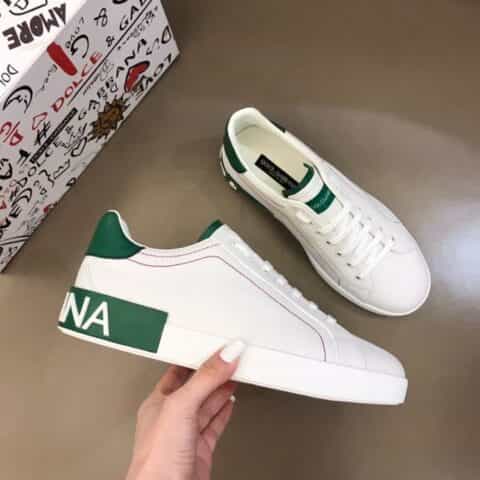 D&G杜嘉班纳   进口原版牛皮高端精品男士休闲运动鞋