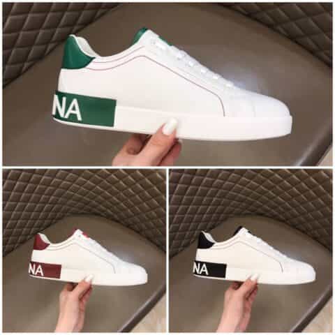 D&G杜嘉班纳   进口原版牛皮高端精品男士休闲运动鞋