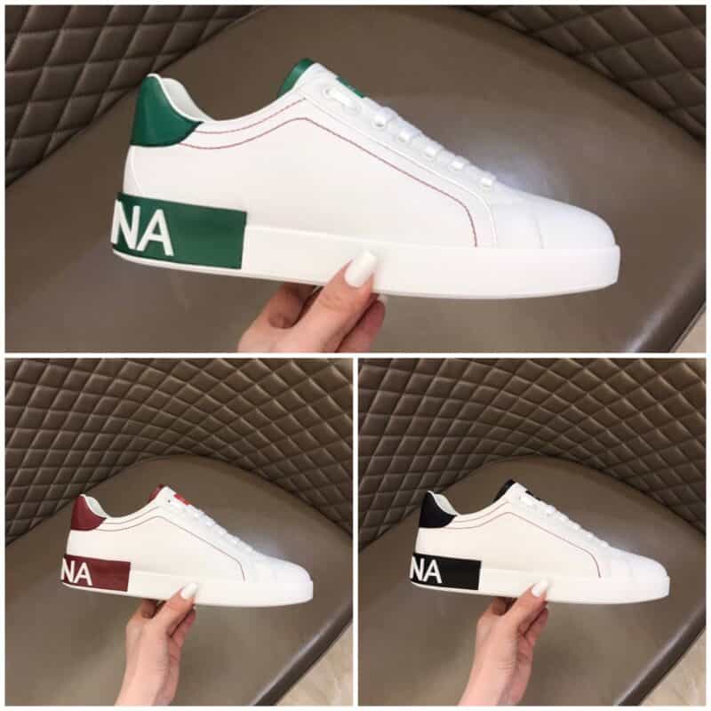 D&G杜嘉班纳   进口原版牛皮高端精品男士休闲运动鞋