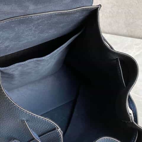 Loewe罗意威 粒面牛皮抽绳背包 蓝色