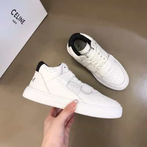 CELINE赛琳   SS21 情侣高帮魔术贴运动鞋