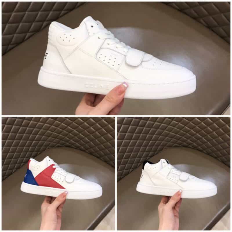 CELINE赛琳   SS21 情侣高帮魔术贴运动鞋