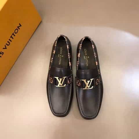 LV/路易威登   进口头层牛皮，水染头层牛里经典男士商务皮鞋