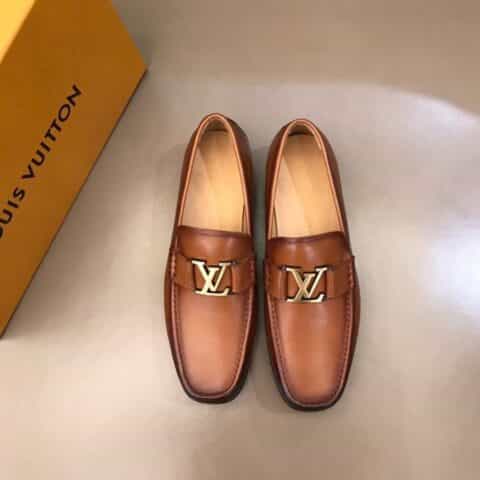 LV/路易威登   进口头层牛皮，水染头层牛里经典男士商务皮鞋