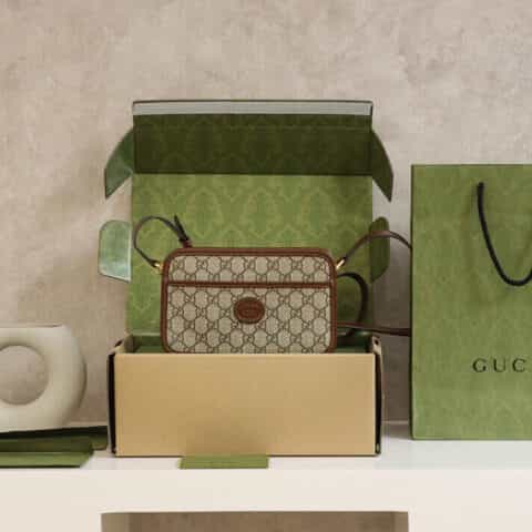 Gucci 互扣式双G迷你相机包 658572 92TCG 8563