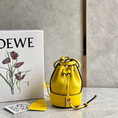Loewe罗意威 超迷你Nano Balloon水桶包气球包 0660黄