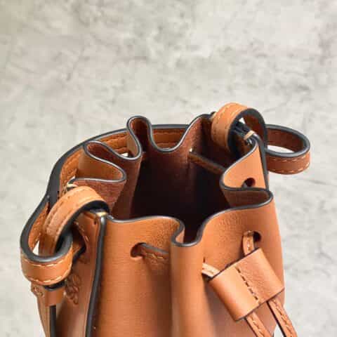 Loewe罗意威 超迷你Nano Balloon水桶包气球包 0660焦糖色