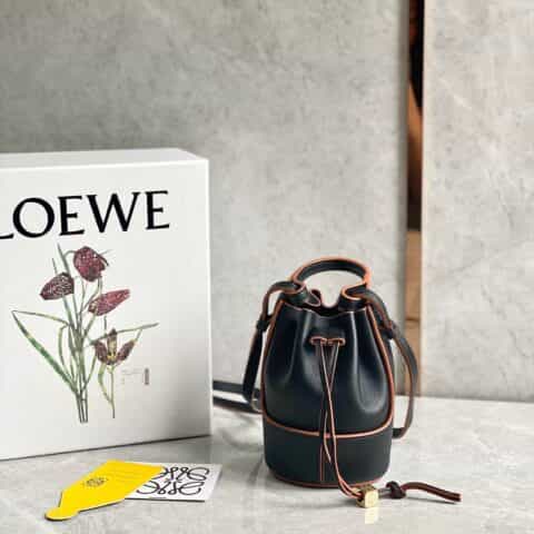 Loewe罗意威 超迷你Nano Balloon水桶包气球包 0660黑色