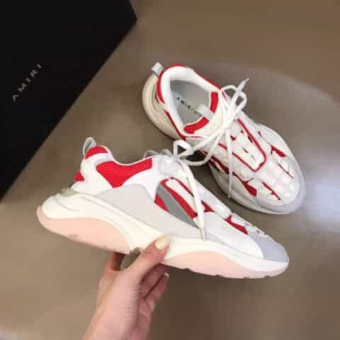 AMIRI骨骼鞋    2021最新麂皮以及牛皮加上高密度网布运动鞋