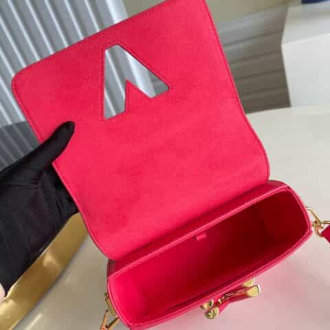 Louis Vuitton Twist小号手袋 M58691桃红色