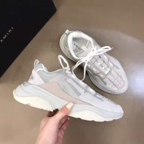 AMIRI骨骼鞋    2021最新麂皮以及牛皮加上高密度网布运动鞋