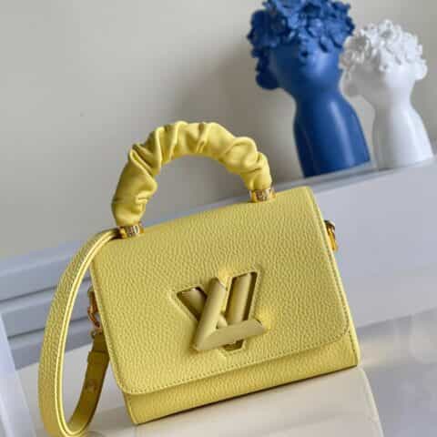 Louis Vuitton Twist小号手袋 M58571黄