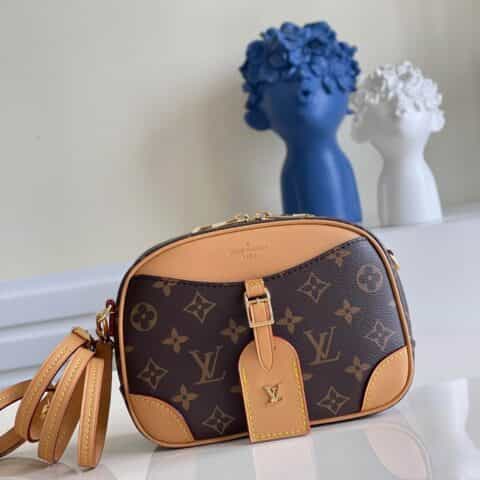 Louis Vuitton LV Deauville 迷你手袋 M45528老花