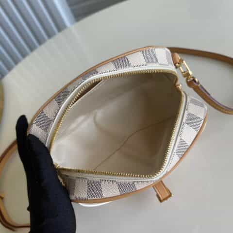 Louis Vuitton LV Deauville 迷你手袋 N50048白格