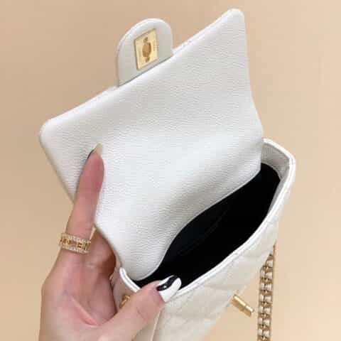 Chanel 2021早秋高级手工坊系列方胖子纪念版金币包 AS2528