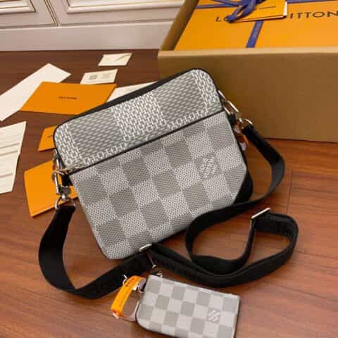 Louis Vuitton LV Trio三合一邮差包 N50027白格