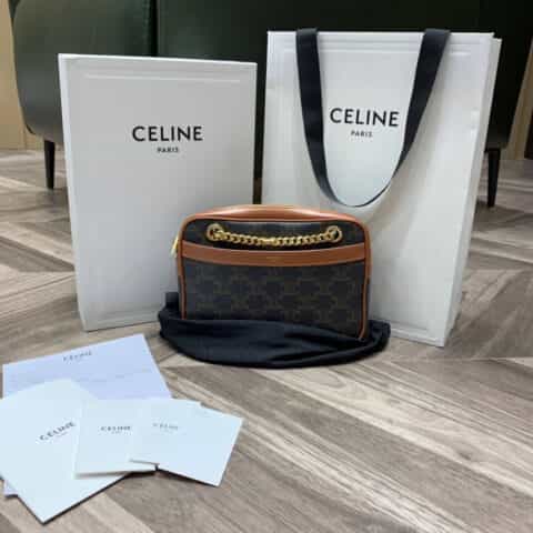 Celine思琳 2021春夏系列新款SMALL PATAPANS BAG 196252老花