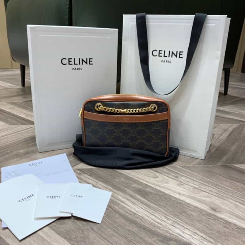 Celine思琳 2021春夏系列新款SMALL PATAPANS BAG 196252老花