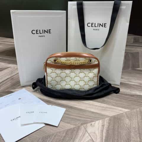 Celine思琳 2021春夏系列新款SMALL PATAPANS BAG 196252白花