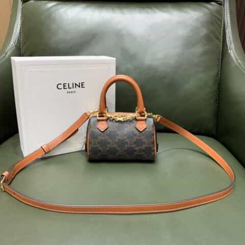 Celine Mini Boston 链条款枕头包 196892