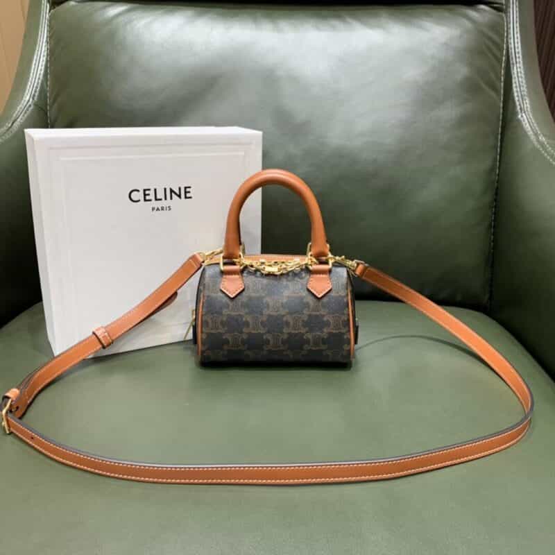 Celine Mini Boston 链条款枕头包 196892
