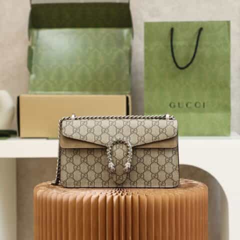 Gucci Dionysus系列酒神包 499623卡其色