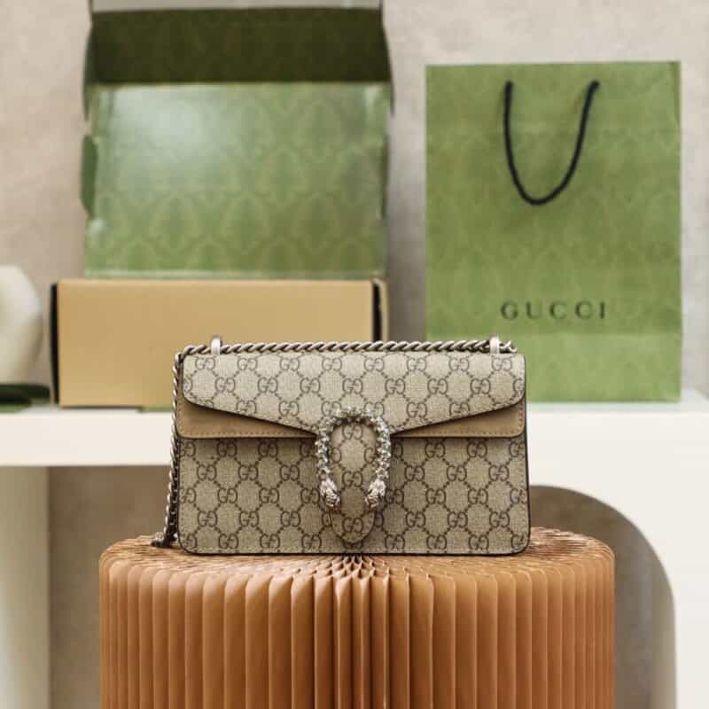 Gucci Dionysus系列酒神包 499623卡其色