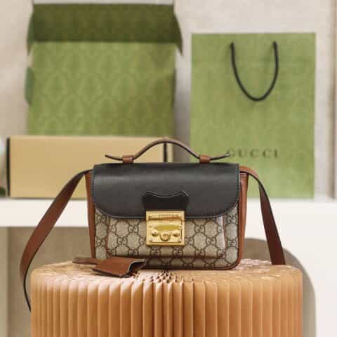 Gucci Padlock小锁扣邮差包 658487 2ZGAG 9785