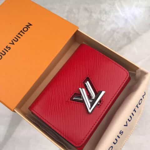 Louis Vuitton LV Twist compact wallet钱夹 M64413红色