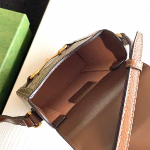 Gucci 马衔扣1955系列迷你手袋 手机包 625615