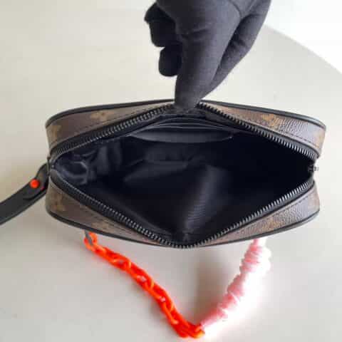 Louis Vuitton LV Virgil Abhol 链条手拿包 M44482老花