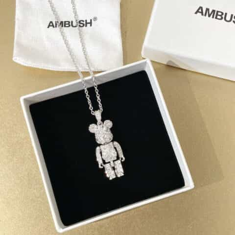 2021新款AMBUSH 满钻暴力熊项链