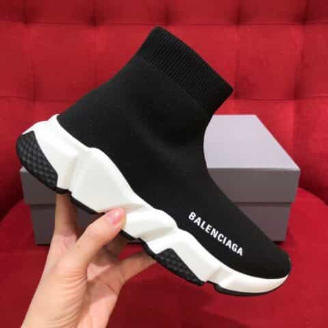 Balenciaga巴黎世家    黑/白底原厂经典袜子靴