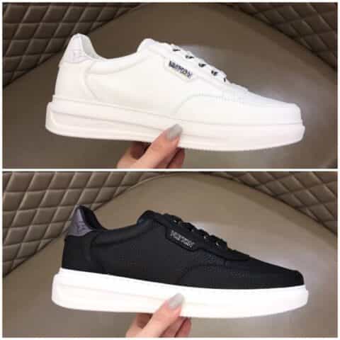 LV/路易威登 牛皮拼接印花牛仔帆布原单级Beverly Hills运动鞋