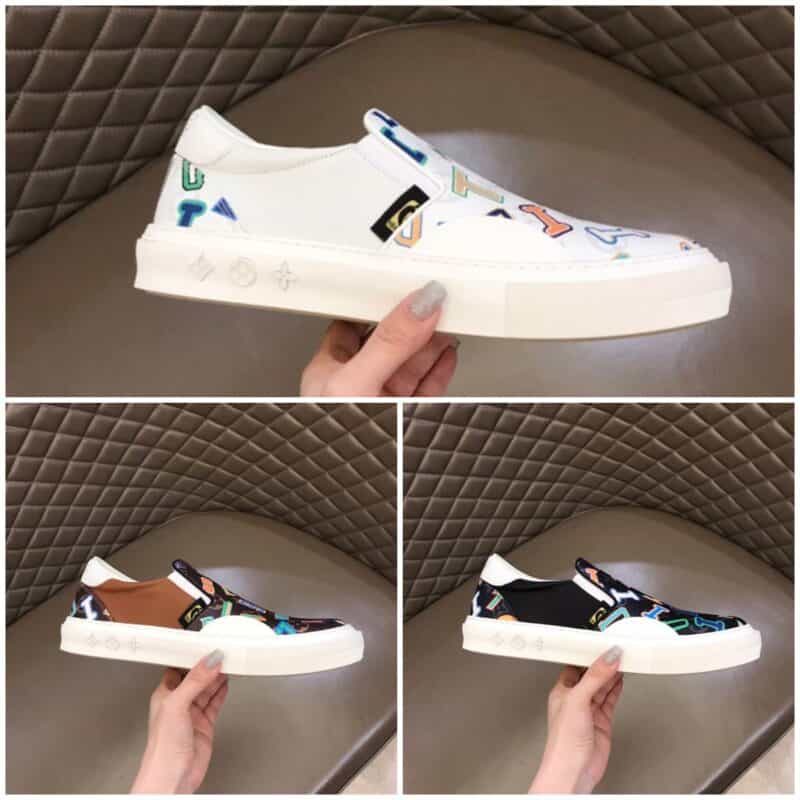 LV/路易威登    L奢品TROCADERO套脚鞋男士休闲鞋
