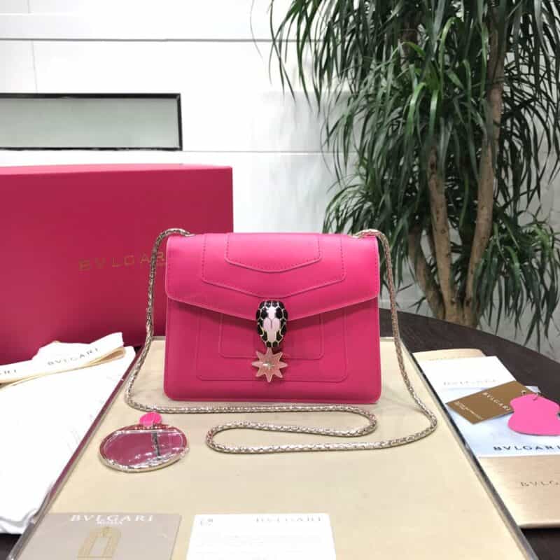 BVLGARI宝格丽圣诞限定款Serpenti Forever系列斜挎包289367