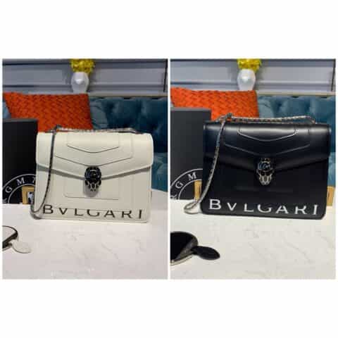 BVLGARI宝格丽serpenti蛇头系列经典Logo斜挎包61879