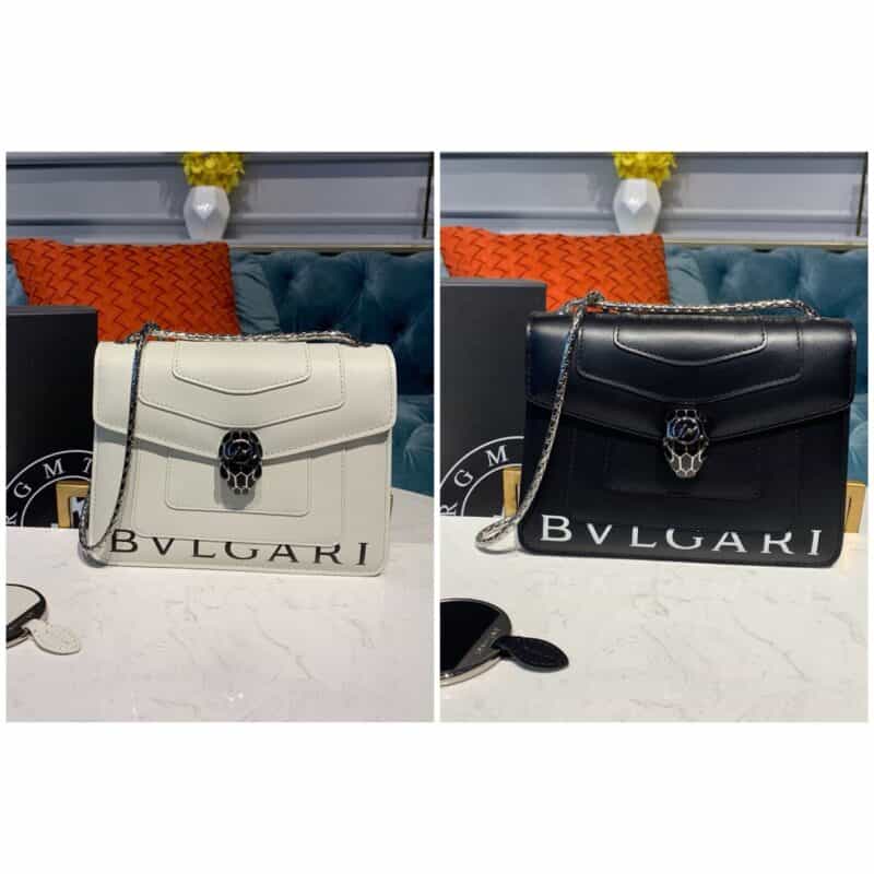 BVLGARI宝格丽serpenti蛇头系列经典Logo斜挎包61879