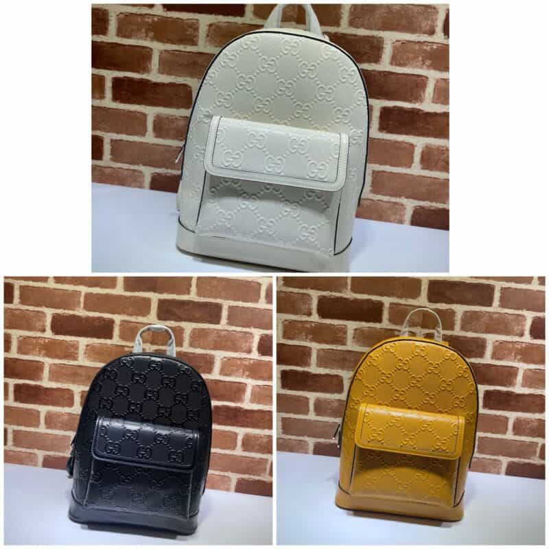 GUCCI古驰GG印花压纹背包658579