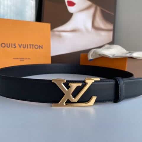 LV/路易威登   精致自动金属扣双面进口牛皮3.5cm腰带