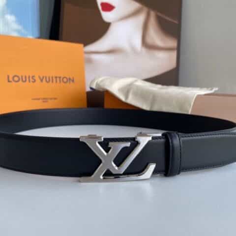 LV/路易威登   精致自动金属扣双面进口牛皮3.5cm腰带