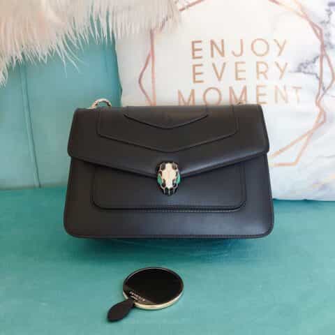 BVLGARI宝格丽双层单肩斜挎包290323