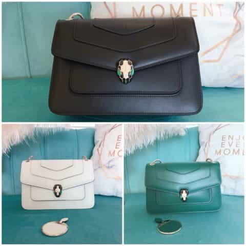 BVLGARI宝格丽双层单肩斜挎包290323