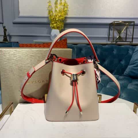 BVLGARI宝格丽进口小牛皮水桶包288210