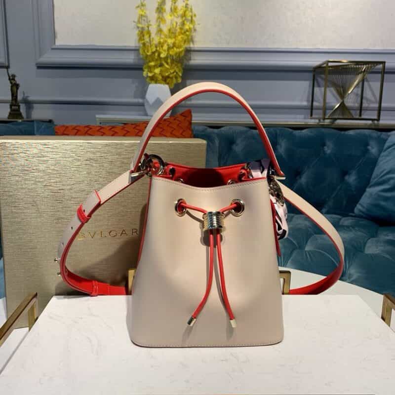 BVLGARI宝格丽进口小牛皮水桶包288210