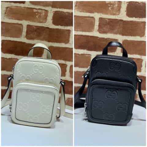 GUCCI古驰GG印花压纹迷你手袋658553