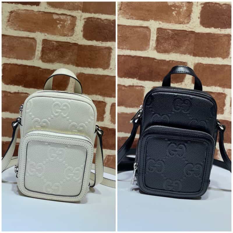 GUCCI古驰GG印花压纹迷你手袋658553