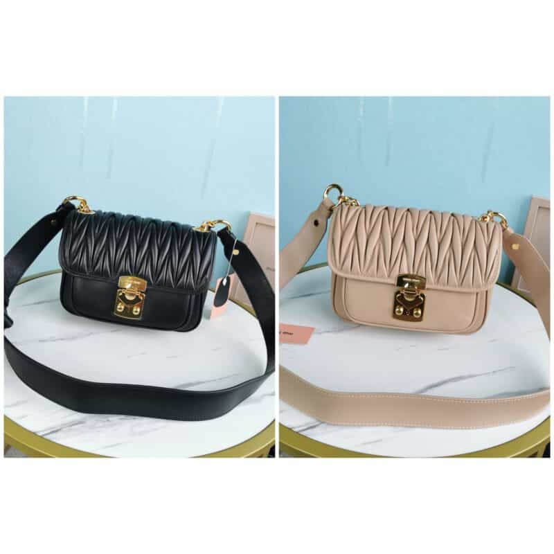 MIUMIU缪缪顶级进口小羊皮新款流浪包5BD161