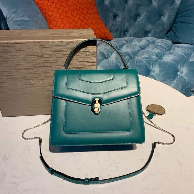 BVLGARI宝格丽进口原单牛皮手提斜挎包39779